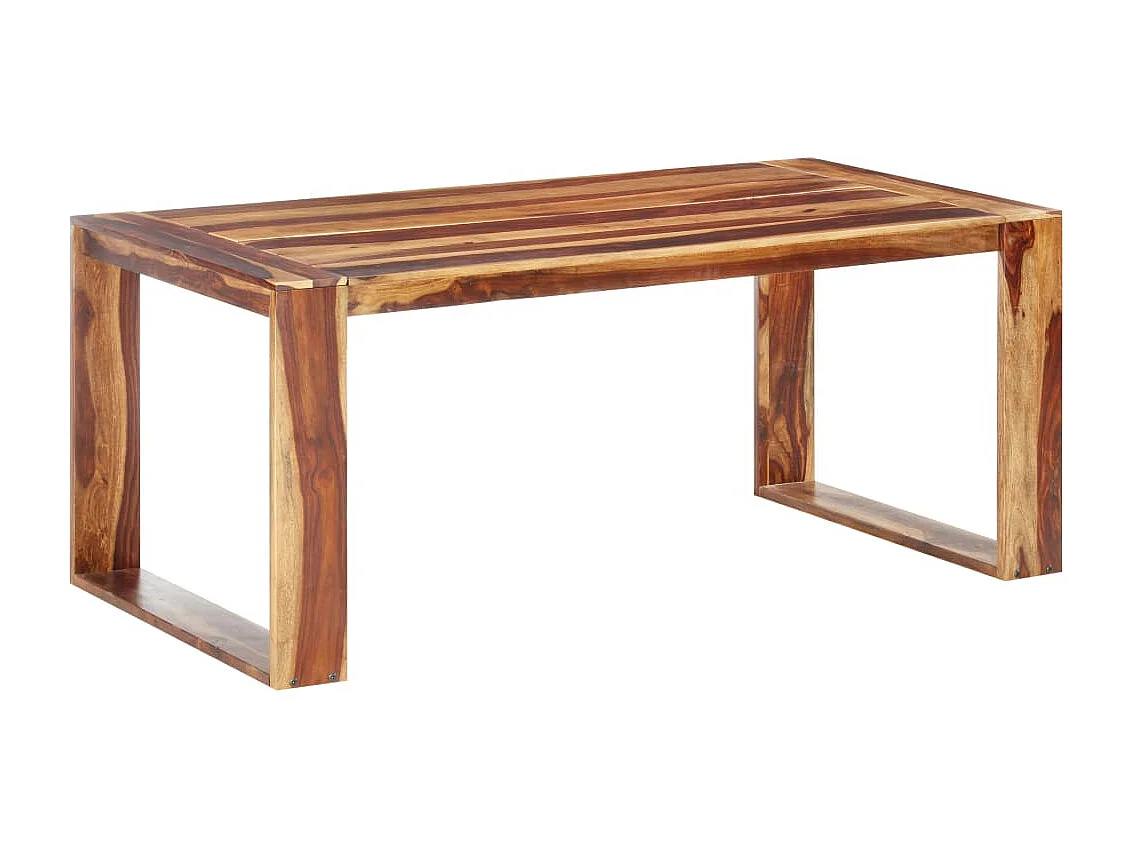 Mesa de jantar 180x90x76 cm madeira maciça