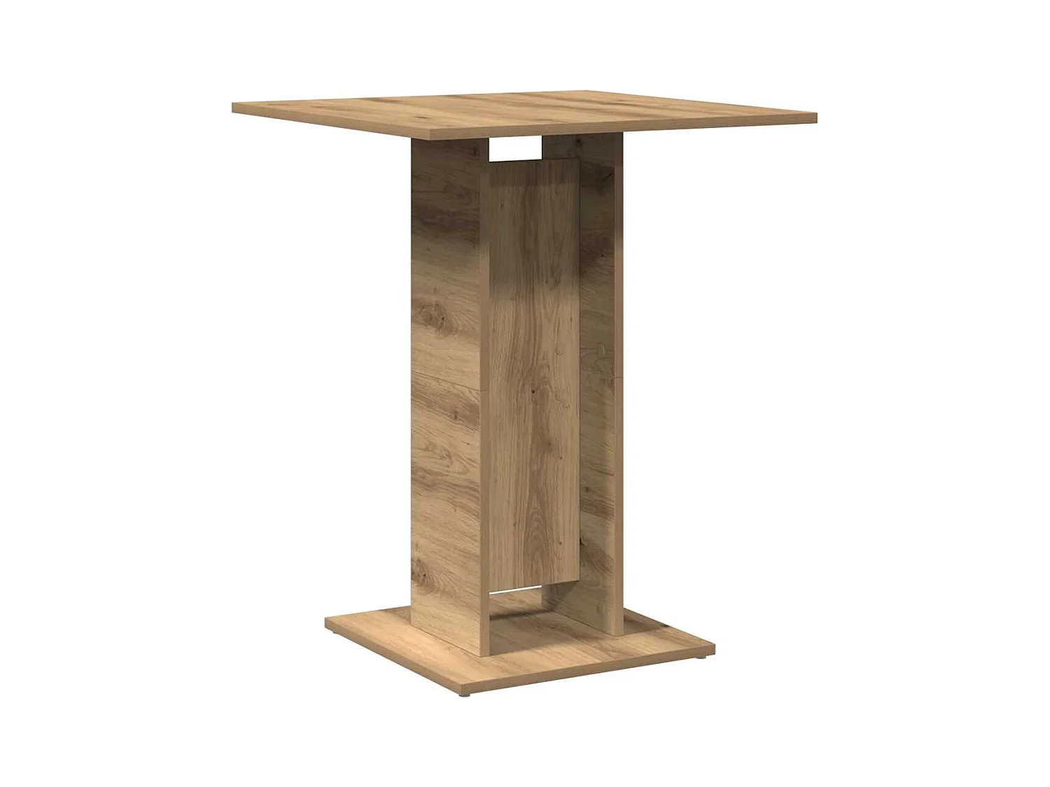 Bistrotisch Artisan-Eiche 60x60x75 cm Holzwerkstoff