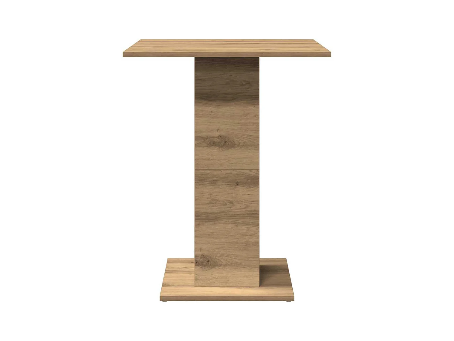 Bistrotisch Artisan-Eiche 60x60x75 cm Holzwerkstoff