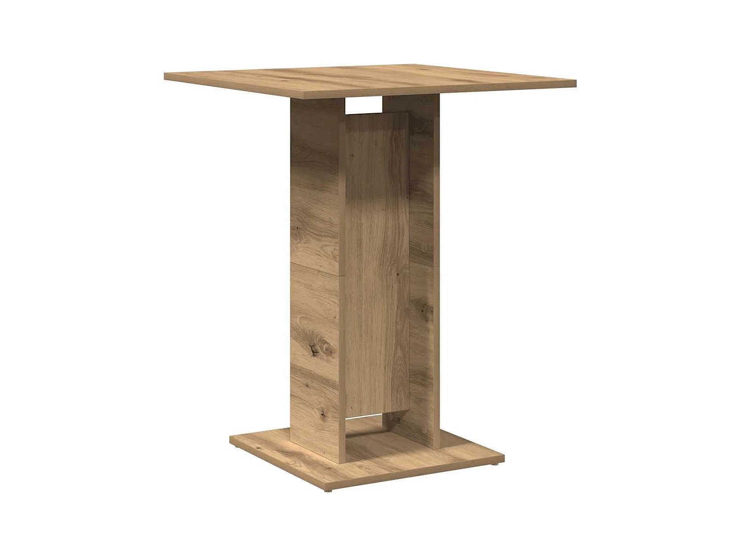 Bistrotisch Artisan-Eiche 60x60x75 cm Holzwerkstoff
