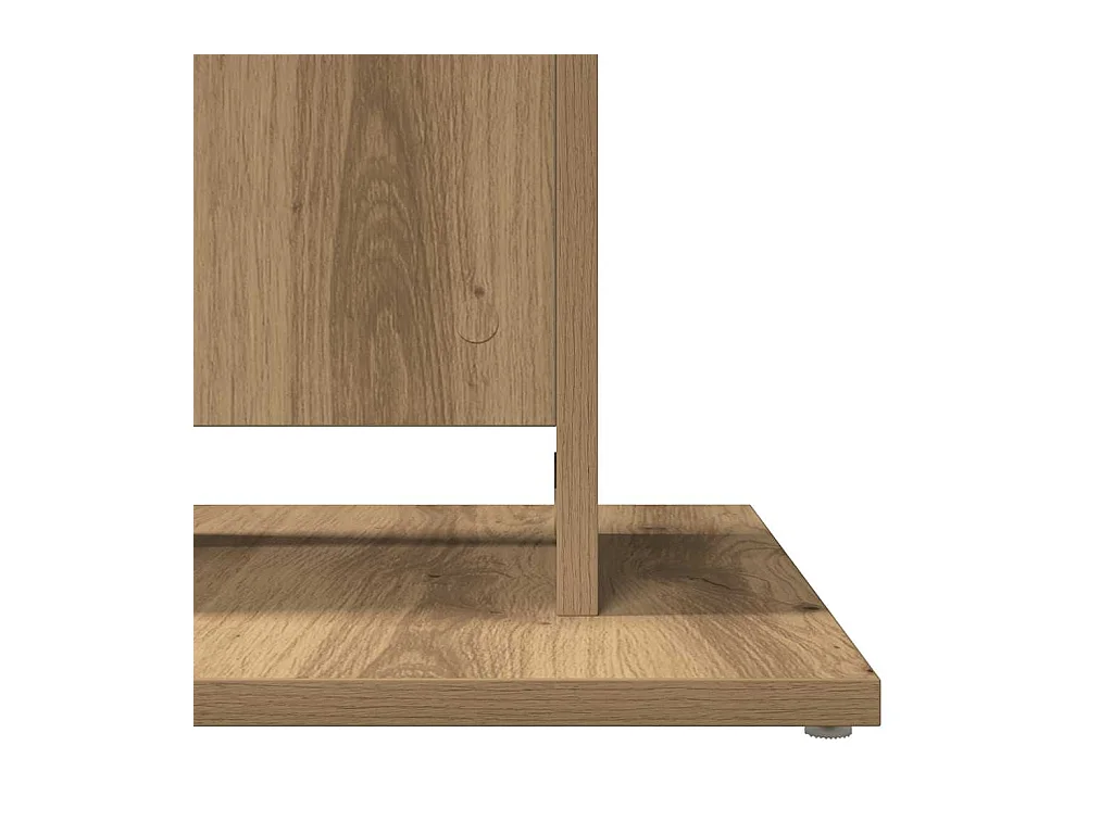 Bistrotisch Artisan-Eiche 60x60x75 cm Holzwerkstoff