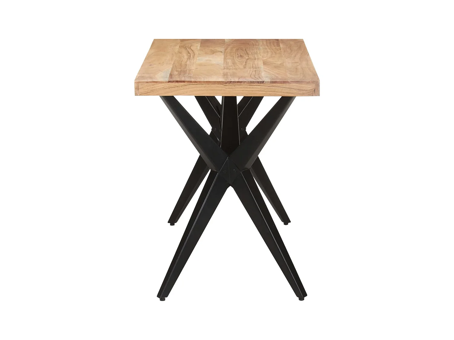 Table de salle à manger 120x60x76 cm Bois solide d'acacia