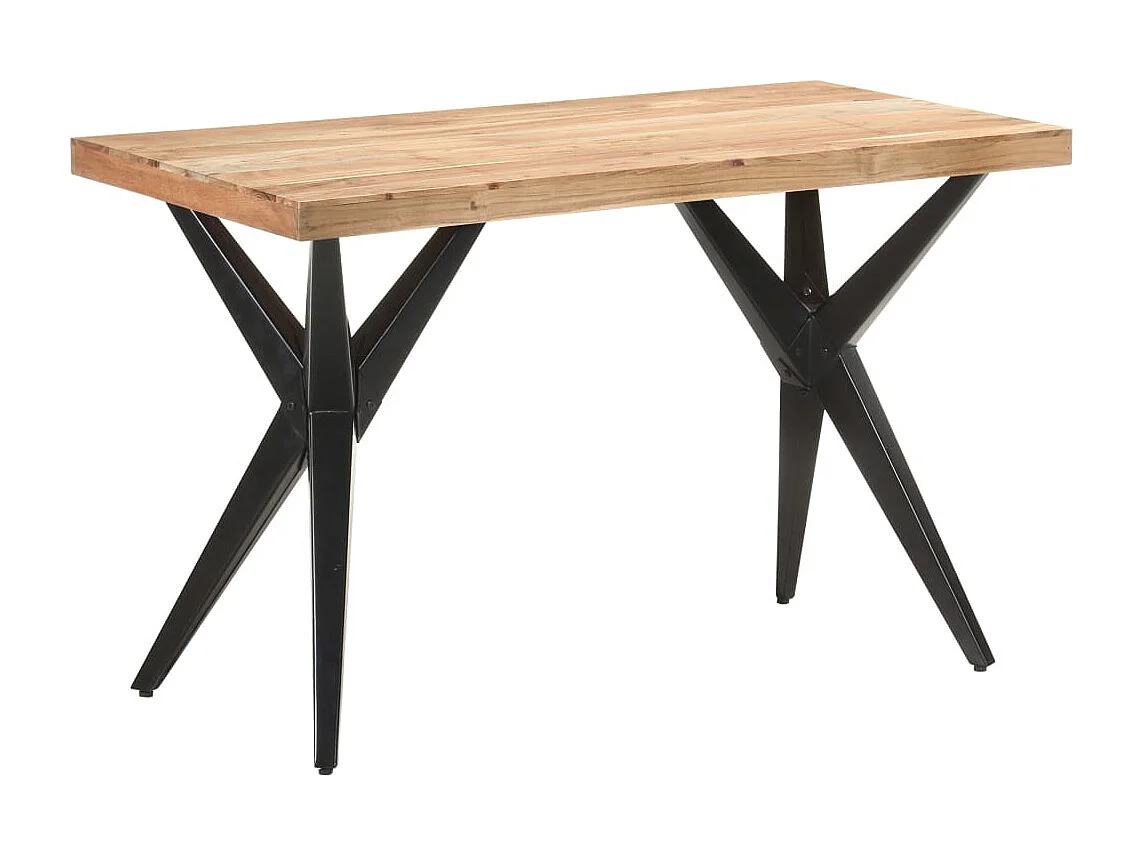 Table de salle à manger 120x60x76 cm Bois solide d'acacia