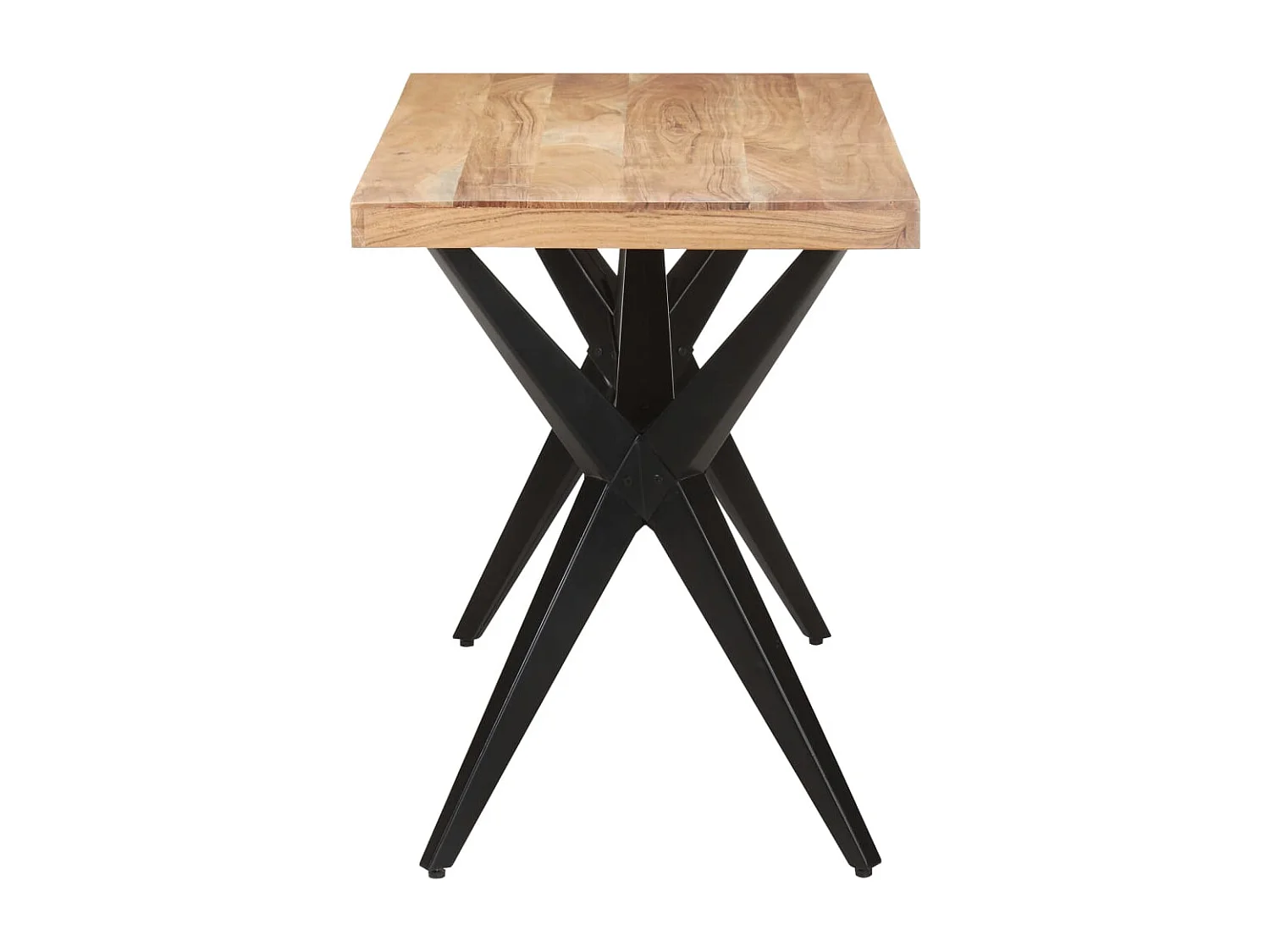 Table de salle à manger 120x60x76 cm Bois solide d'acacia