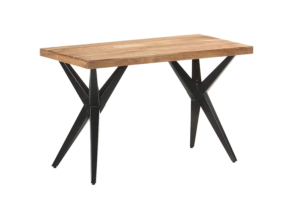 Table de salle à manger 120x60x76 cm Bois solide d'acacia