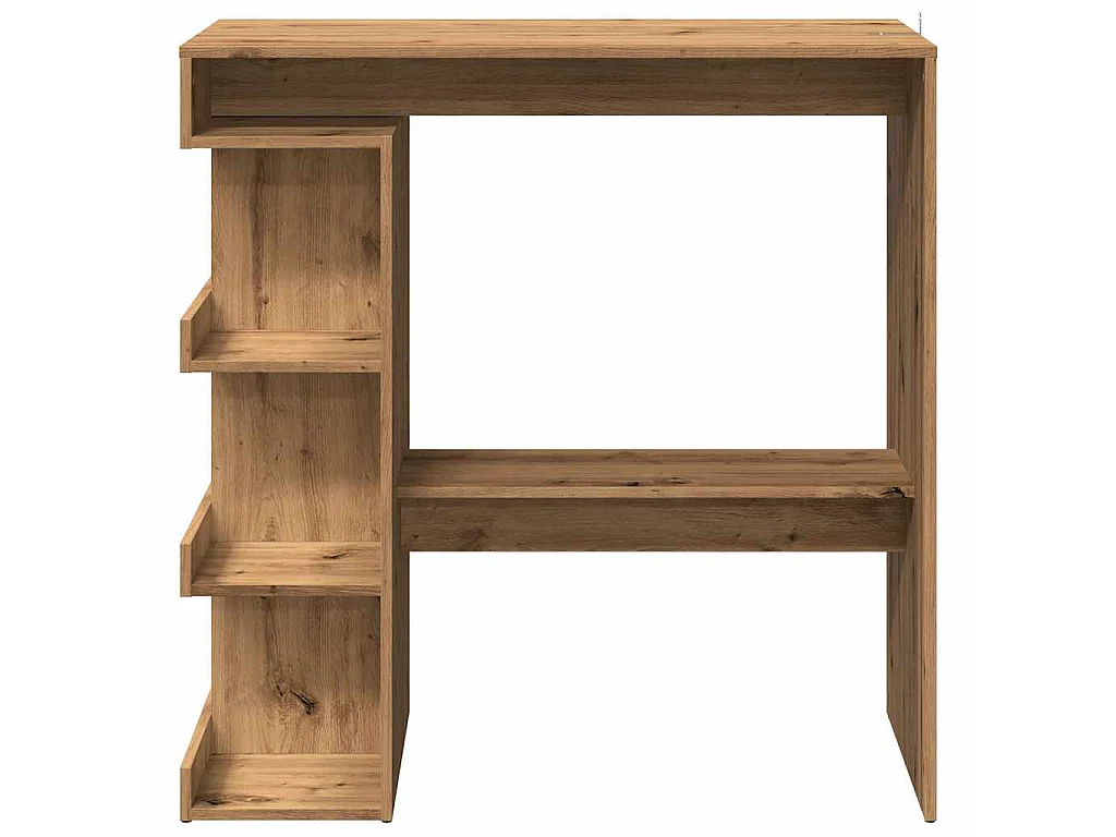Bartisch mit Regal Artisan-Eiche 100x48x101,5 cm