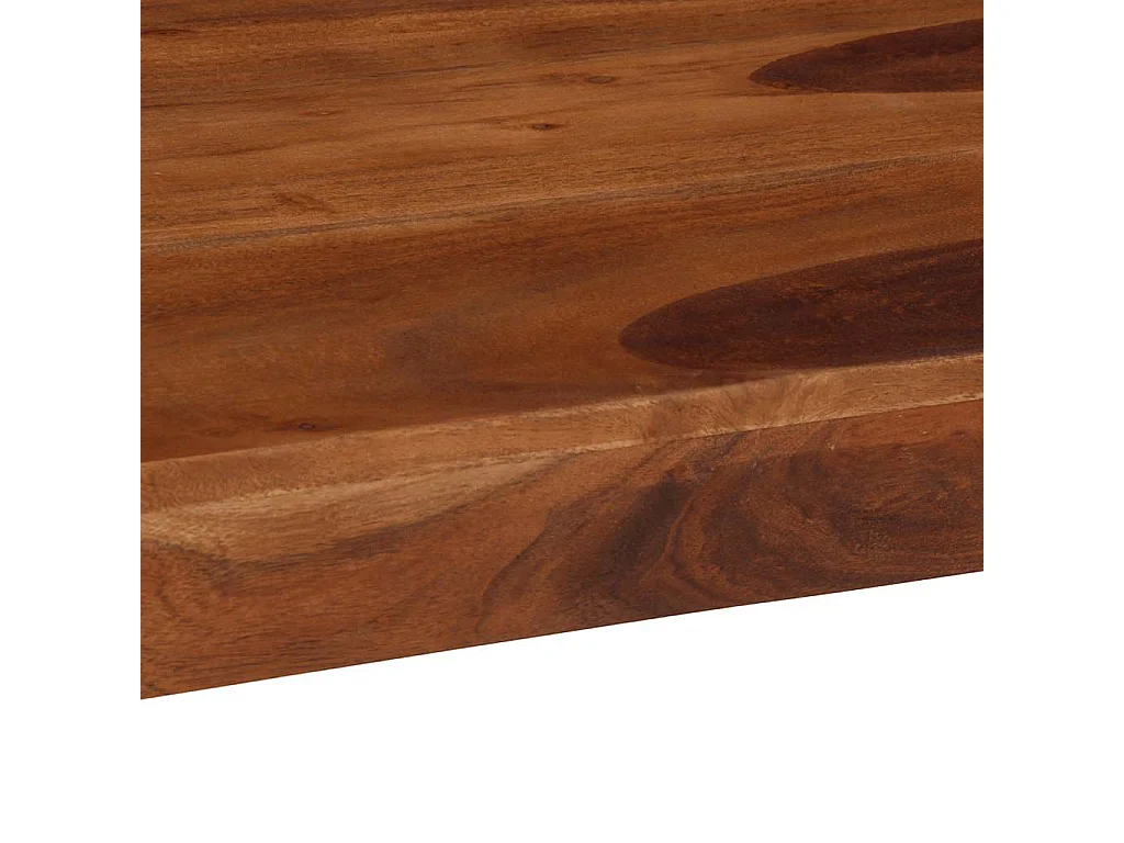 Mesa de comedor madera maciza 120x60x76 cm acacia