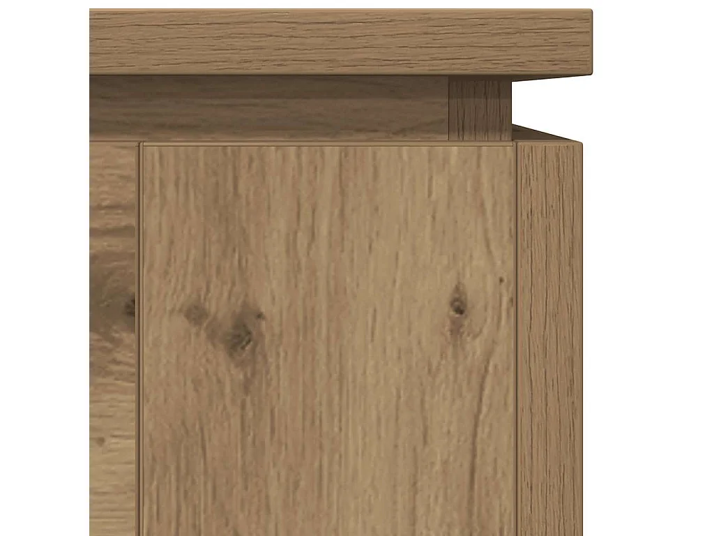 Tavolo da Pranzo Rovere Artigianale 120x60x76 cm in Truciolato