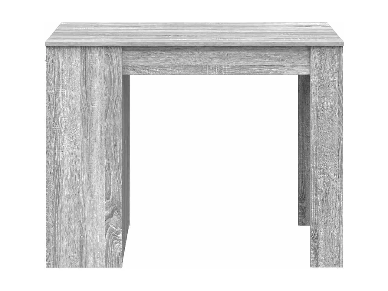 Scrivania con Cassetto Ripiano Grigio Sonoma Legno Multistrato