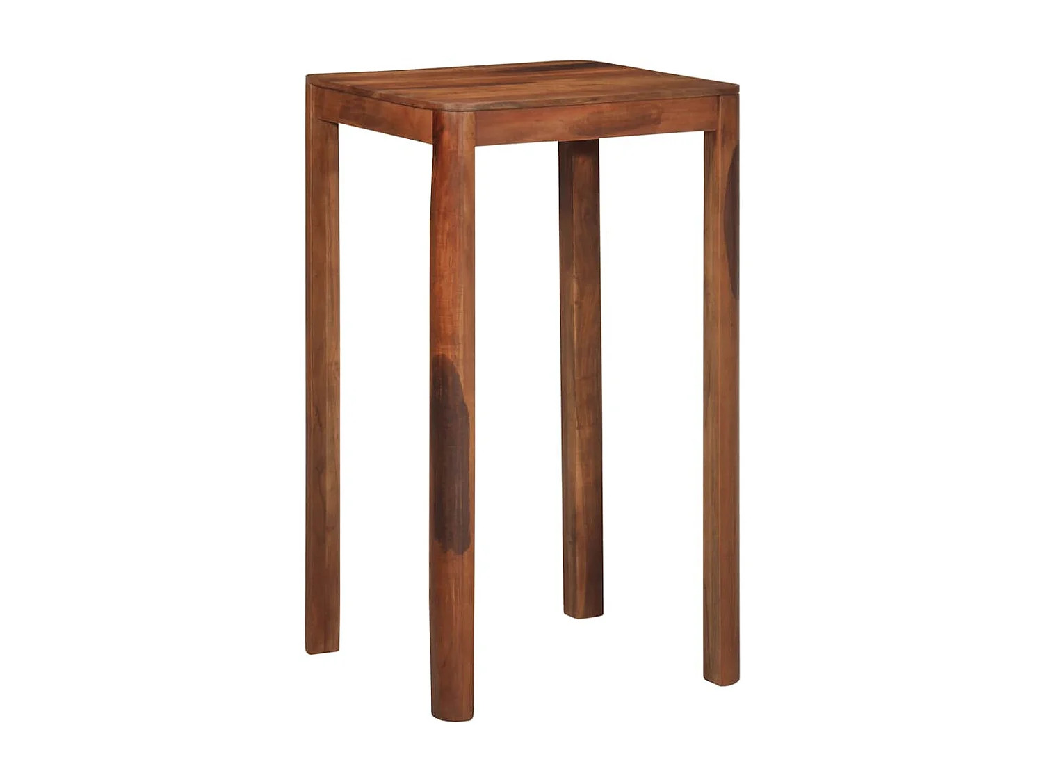 Table de bar 60 x 60 x 107 cm bois massif d'acacia