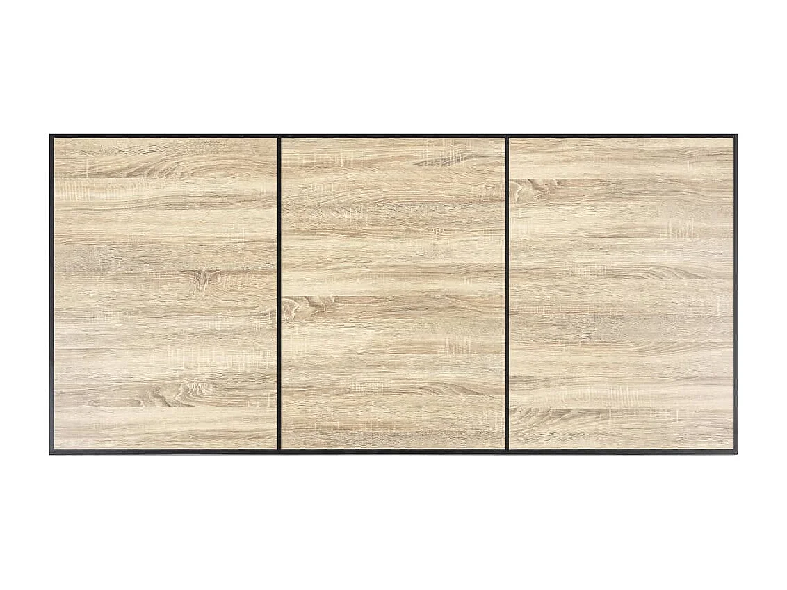 Table de salle à manger Chêne 200x100x75 cm MDF