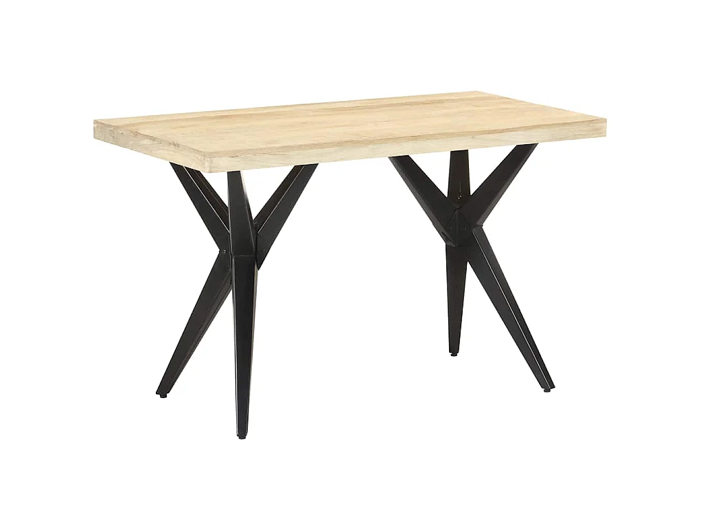 Eettafel 120x60x76 cm massief mangohout