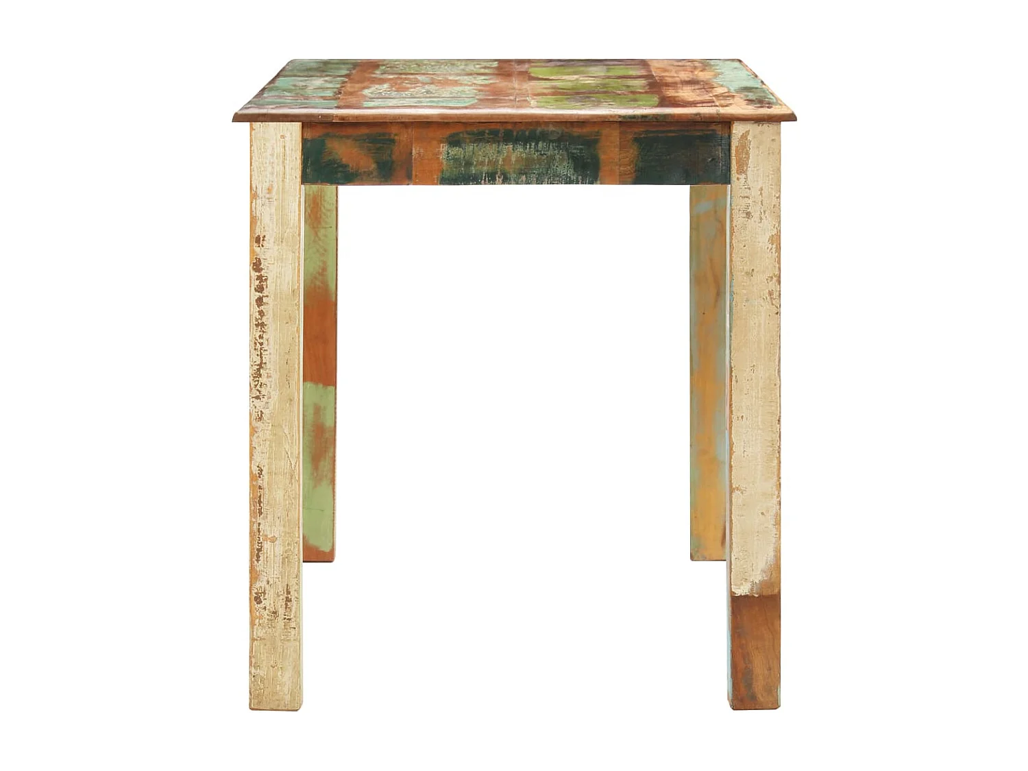 Table de salle à manger Bois de récupération solide 140x70x76cm