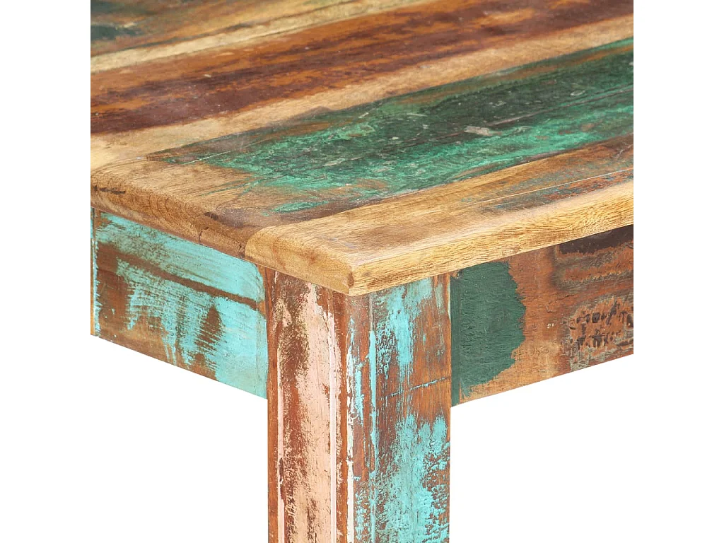 Table de salle à manger Bois de récupération solide 140x70x76cm