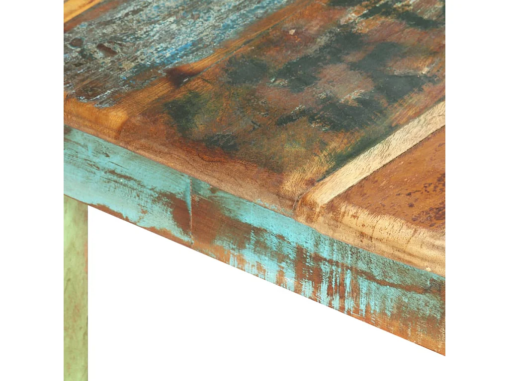 Table de salle à manger Bois de récupération solide 140x70x76cm