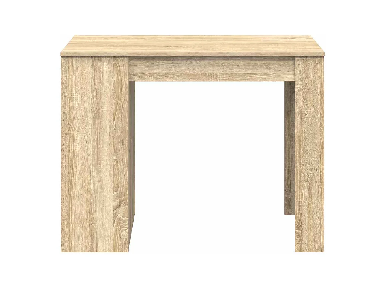 Schreibtisch mit Schubladen Ablage Sonoma-Eiche 102x62x77,5 cm