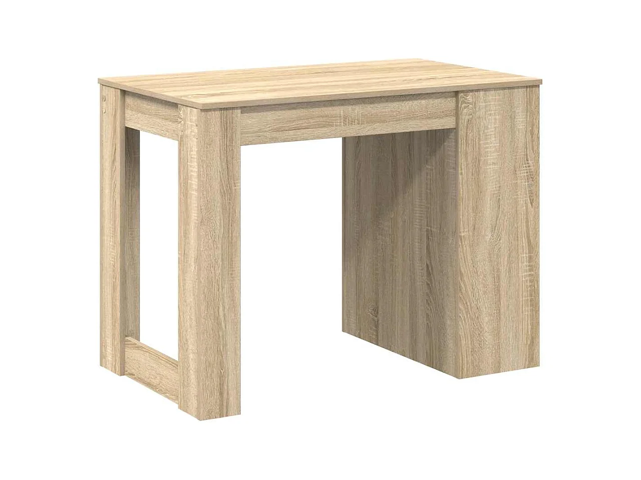 Schreibtisch mit Schubladen Ablage Sonoma-Eiche 102x62x77,5 cm
