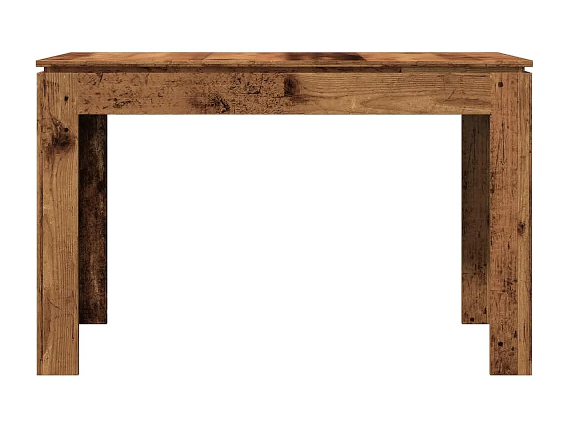 Table à manger vieux bois 120x60x76 cm bois d'ingénierie