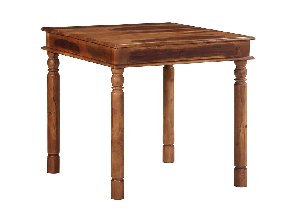 Table à manger 80x80x77 cm bois d'acacia solide