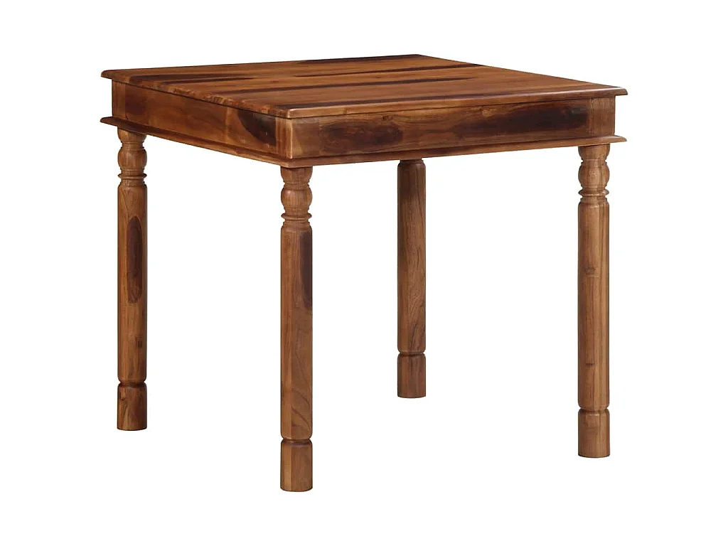 Table à manger 80x80x77 cm bois d'acacia solide