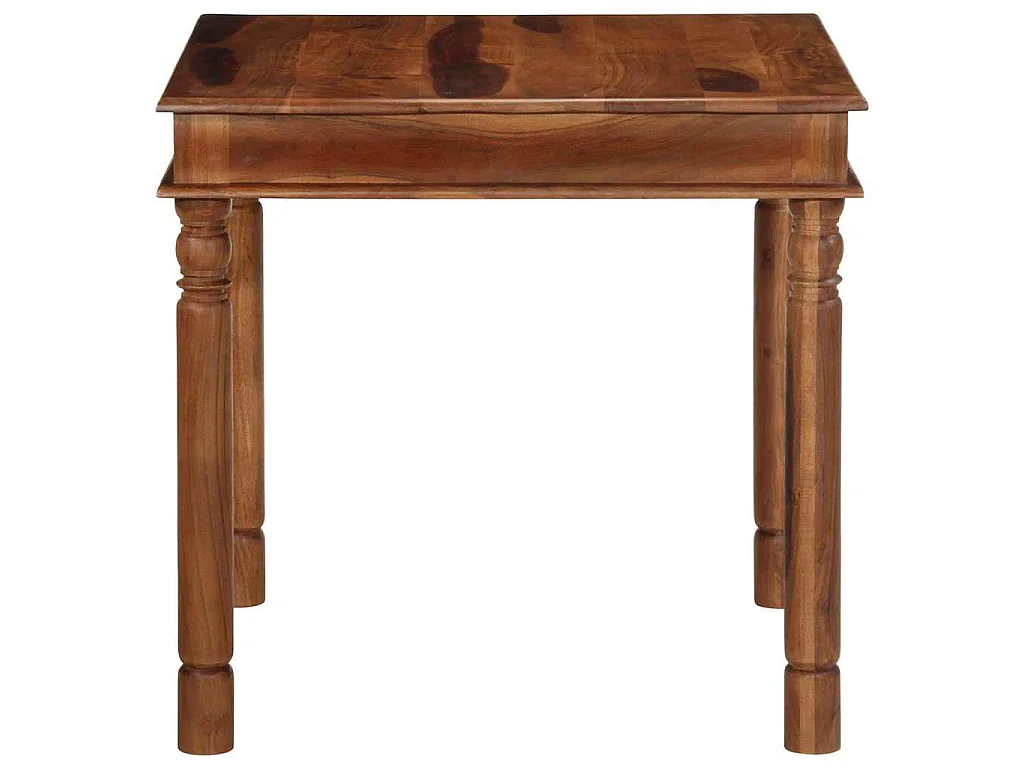 Mesa de jantar 80x80x77 cm madeira de acácia maciça