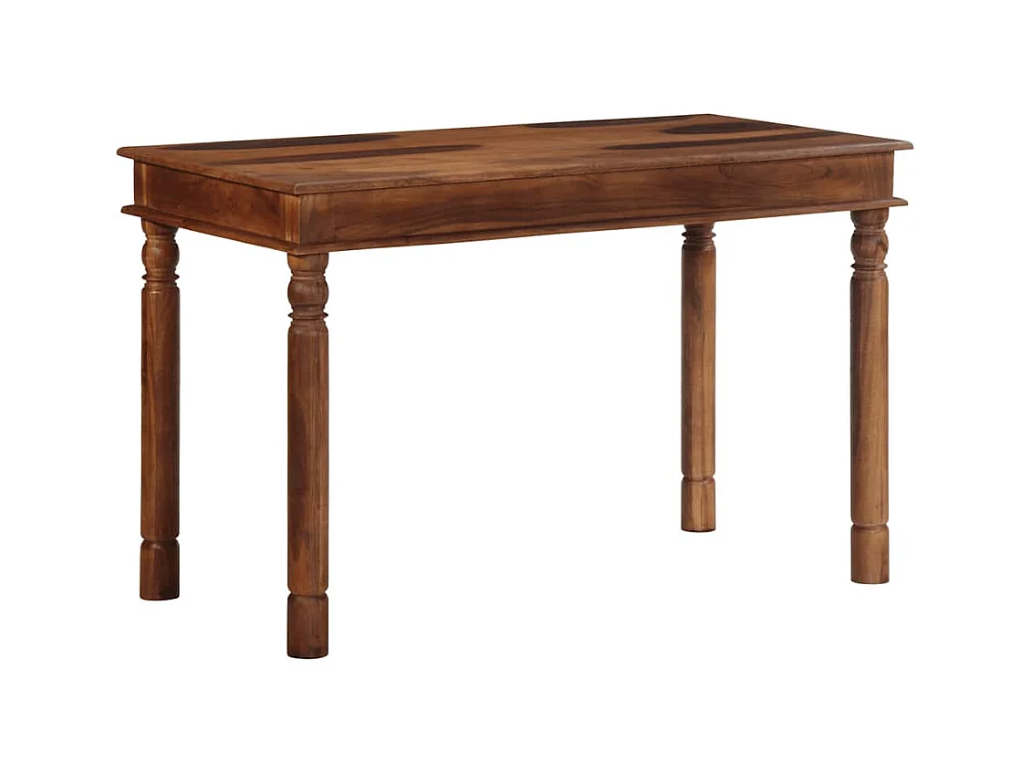 Mesa de comedor madera maciza de acacia 120x60x77 cm