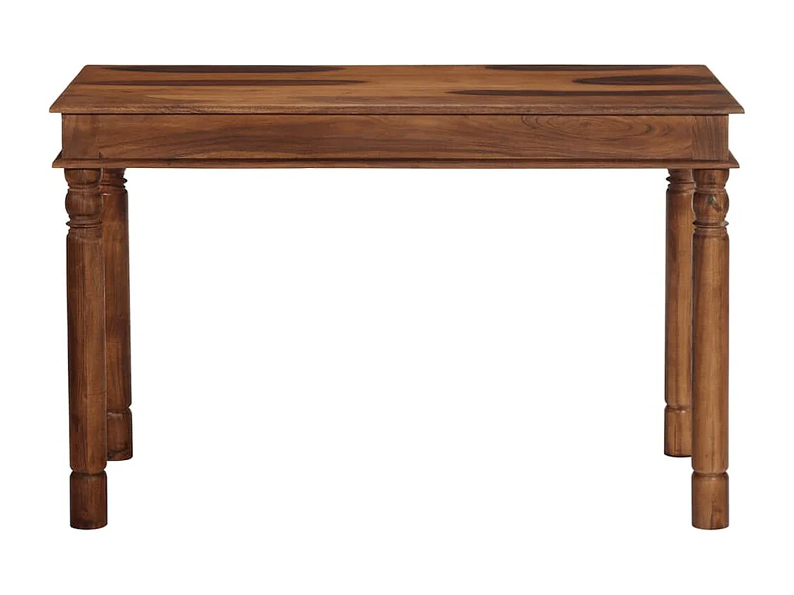 Mesa de comedor madera maciza de acacia 120x60x77 cm