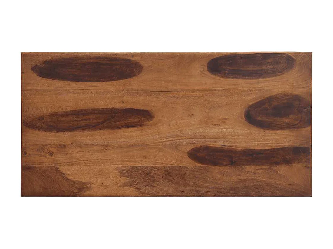 Table à manger 120x60x77 cm bois massif d'acacia