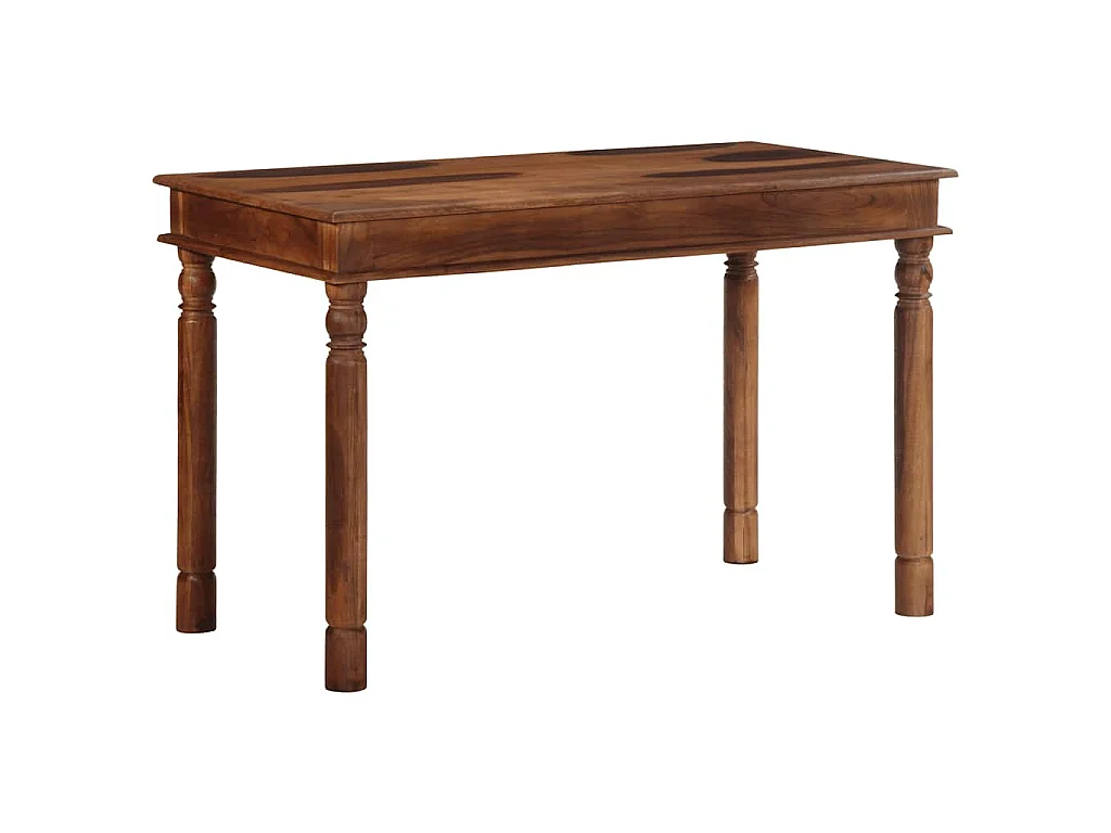 Table à manger 120x60x77 cm bois massif d'acacia