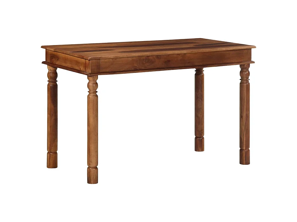 Table à manger 120x60x77 cm bois massif d'acacia