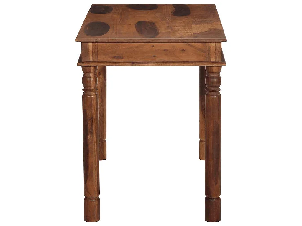 Mesa de comedor madera maciza de acacia 120x60x77 cm