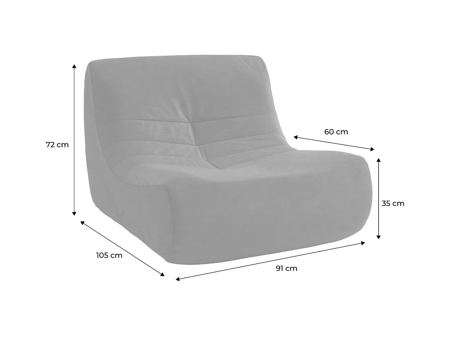 Fauteuil chauffeuse en velours style contemporain 1 place vert