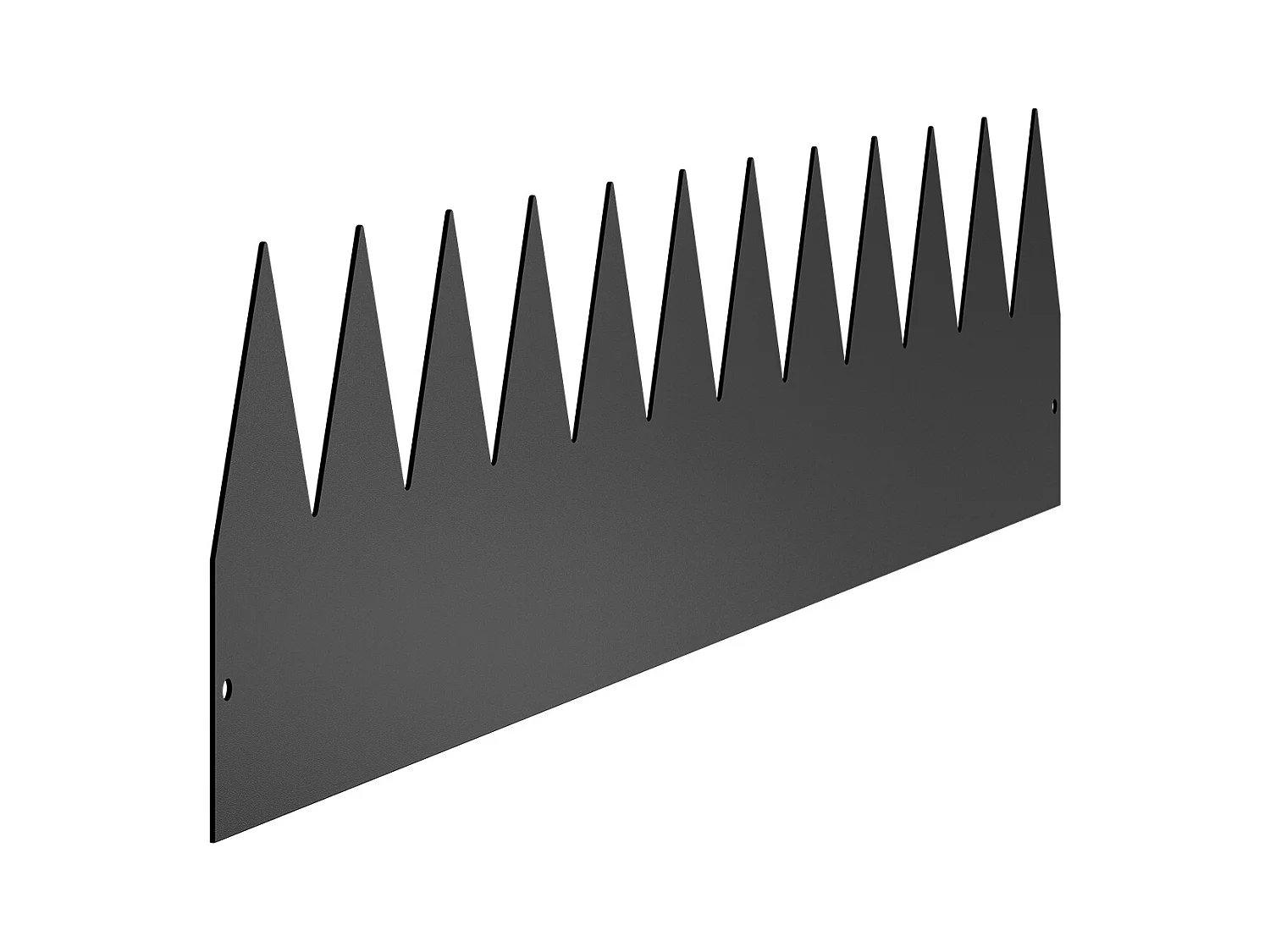 Bordures à Planter SucceBuy Bordure de Jardin en Acier Durable et Résistante à la Rouille 4PCS 1016 x 203 mm