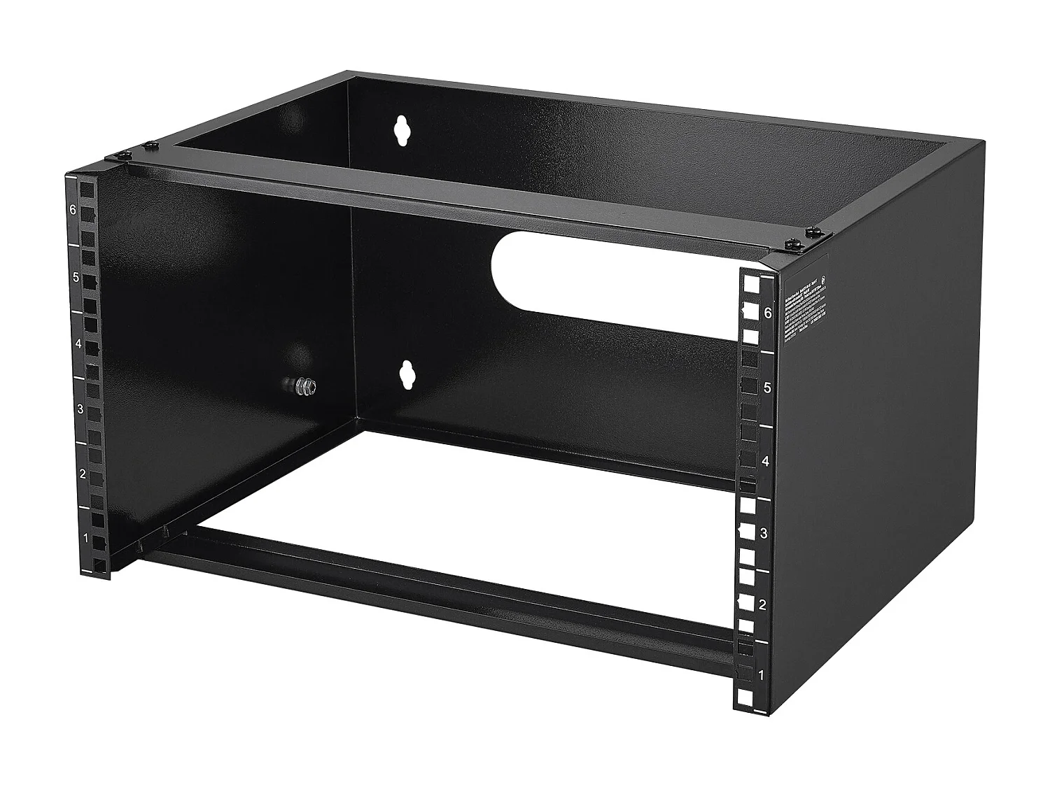 Bastidor de Red de Pared SucceBuy 6U, Profundidad 35.56cm, Capacidad de 22,68 kg, para Servidor, Equipo Informático, Conmutadores de Red, Negro