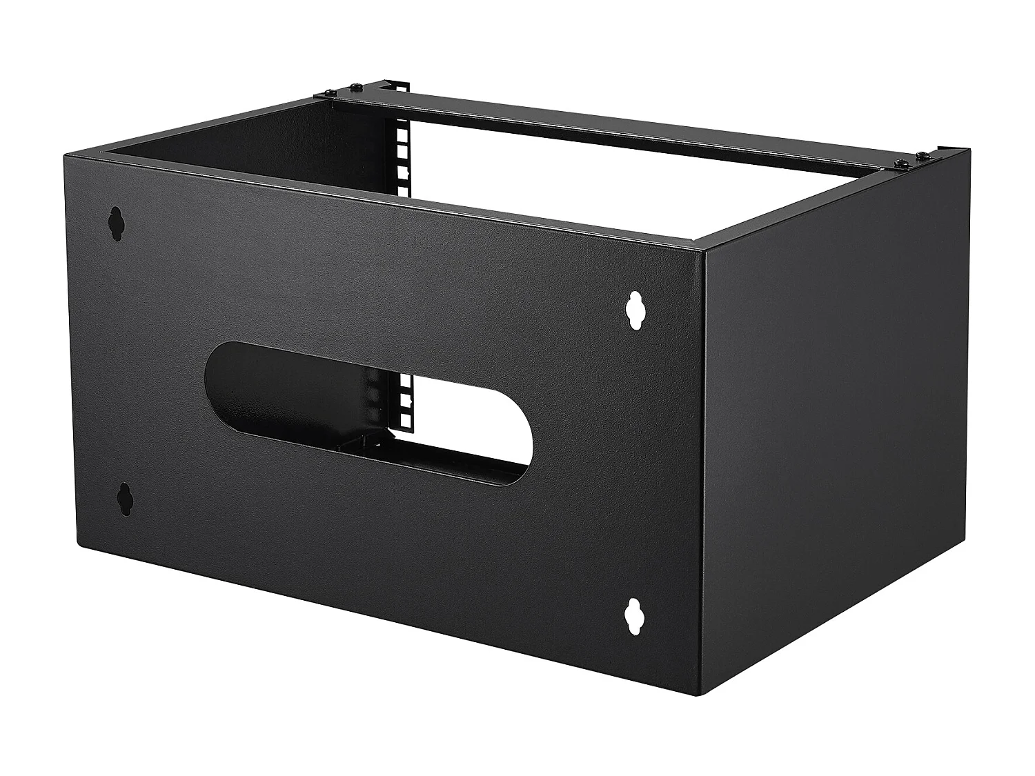 Bastidor de Red de Pared SucceBuy 6U, Profundidad 35.56cm, Capacidad de 22,68 kg, para Servidor, Equipo Informático, Conmutadores de Red, Negro