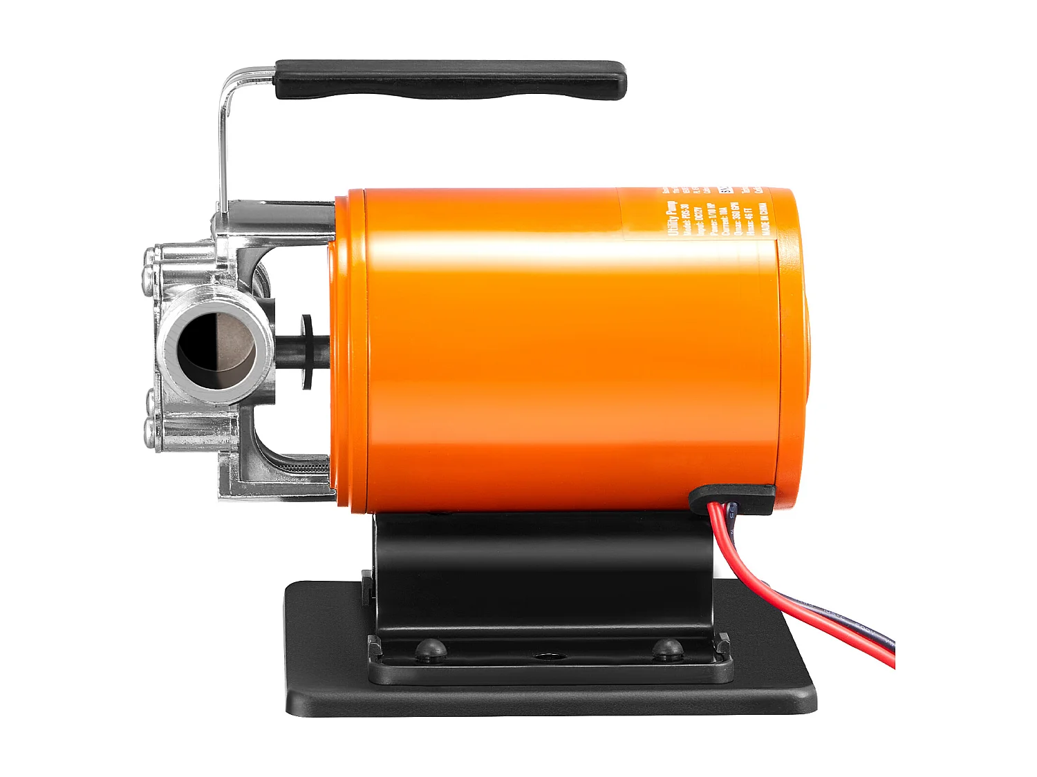 Pompe de Transfert d'Eau SucceBuy Pompe de Transfert d'Eau Portable 12 V, 1.36 m³/H, 75 W avec Tuyau