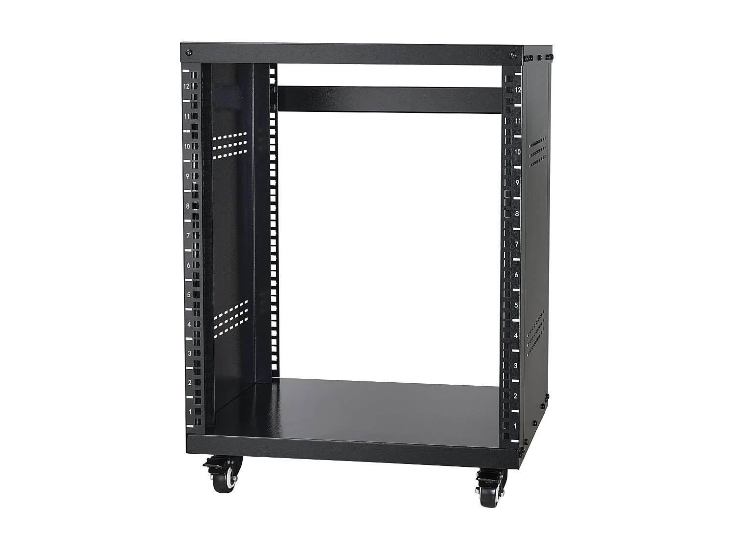 Szafa Serwerowa SucceBuy 12U Stojak AV 227kg Nośność Sieć Stereo Studio Nagrań Szafa