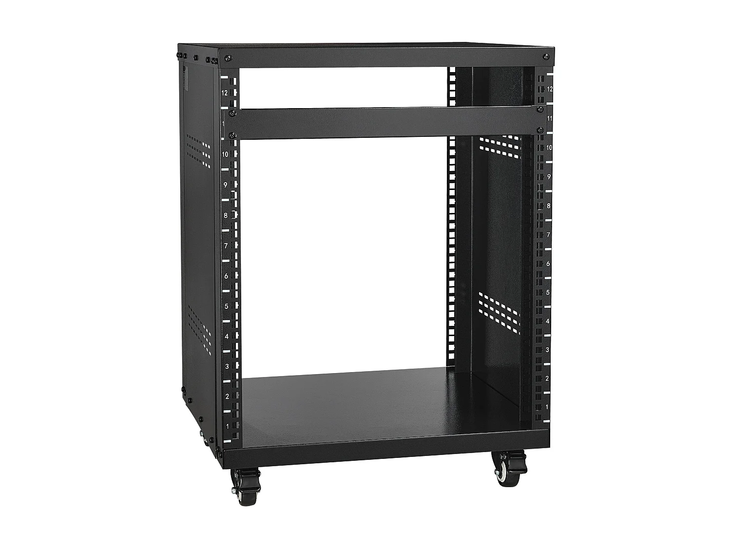 Szafa Serwerowa SucceBuy 12U Stojak AV 227kg Nośność Sieć Stereo Studio Nagrań Szafa