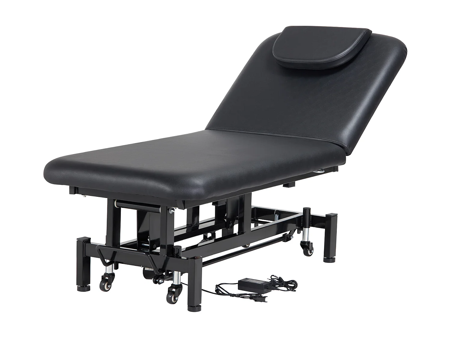 Table de Massage SucceBuy Électrique Professionnelle, Dossier Réglable de 0 à 45 °, Lit de Beauté pour Spa, Tatouage, Hauteur Réglable