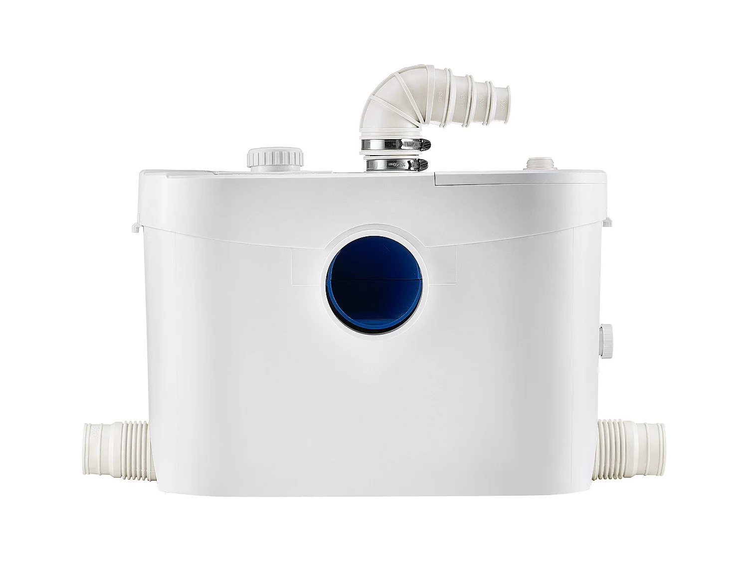 Maceratiepomp SucceBuy 900W Maceratiepomp met 4 Inlaten, Debiet 180 L/min, tot 12 m Opvoerhoogte, Ideaal voor het Verwijderen van Afvalwater uit Toiletten