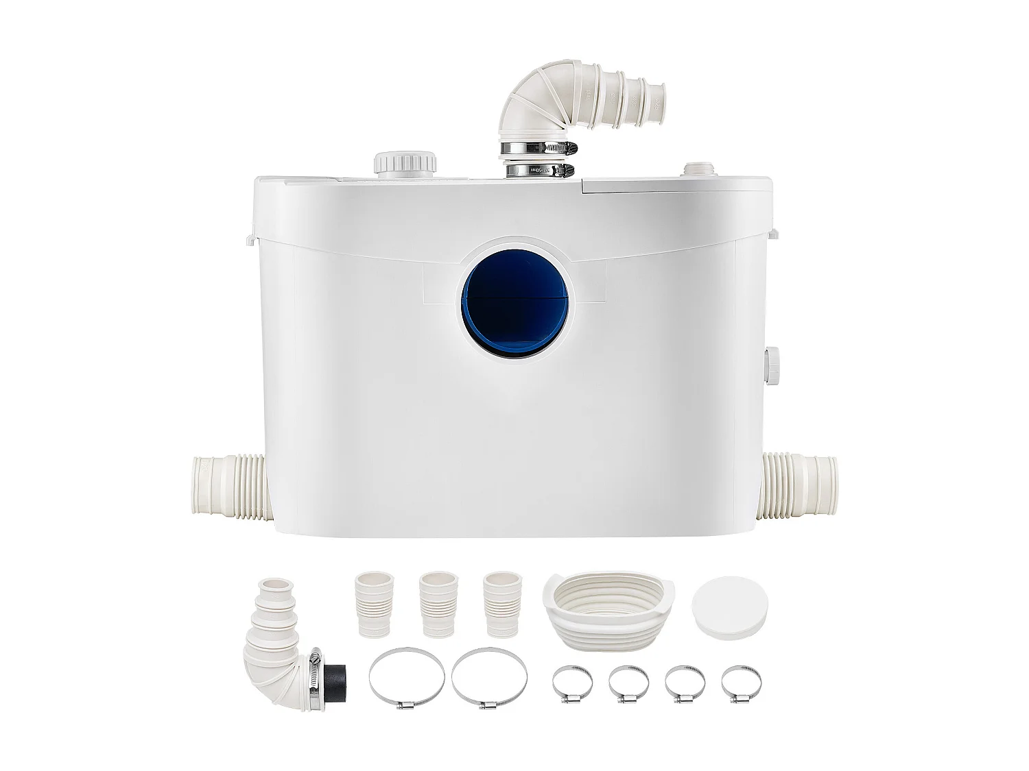 Pompe de Macération SucceBuy Pompe de Macération Toilettes 900 W, Débit 180 L/min, Hauteur 12 m