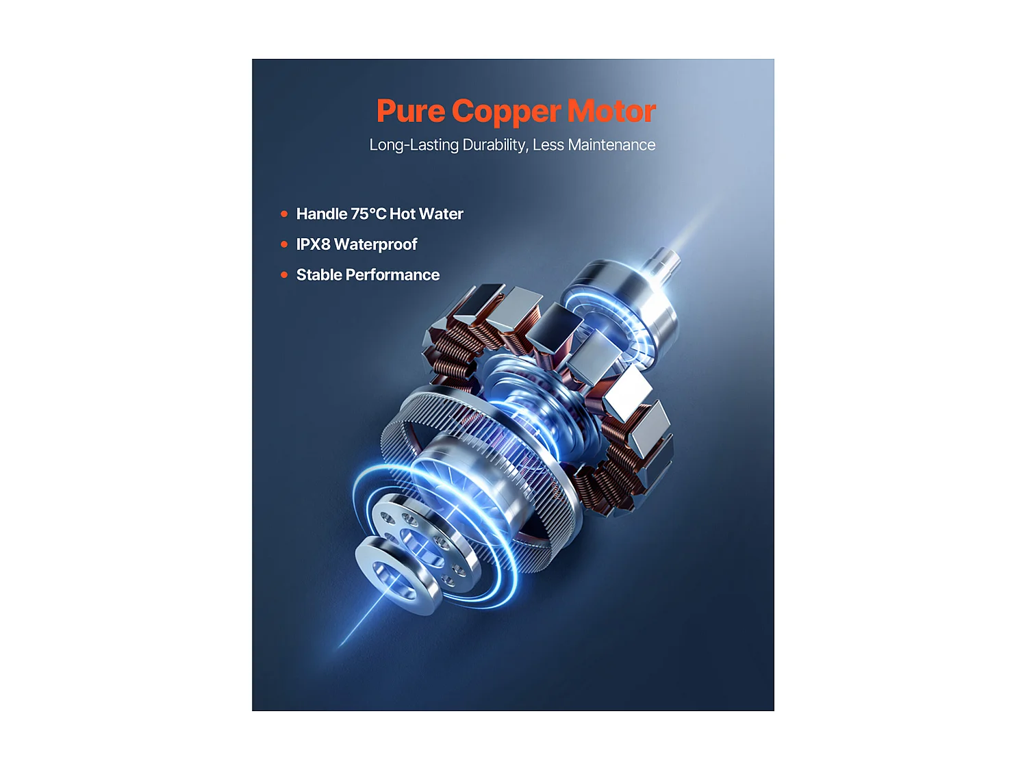 Pompe de Macération SucceBuy Pompe de Macération Toilettes 900 W, Débit 180 L/min, Hauteur 12 m