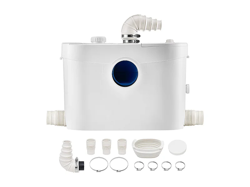 Mazerationspumpe SucceBuy 900-W-Zerkleinererpumpe für Toiletten, 180 L/min Förderleistung, 12 m Höhe