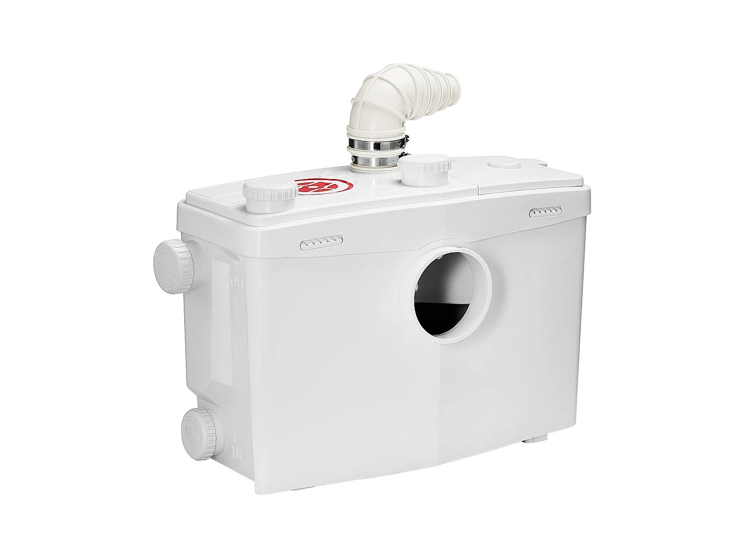 Pompe de Macération SucceBuy Pompe de Macération Toilettes 1200 W, Débit 180 L/min, Hauteur 10 m