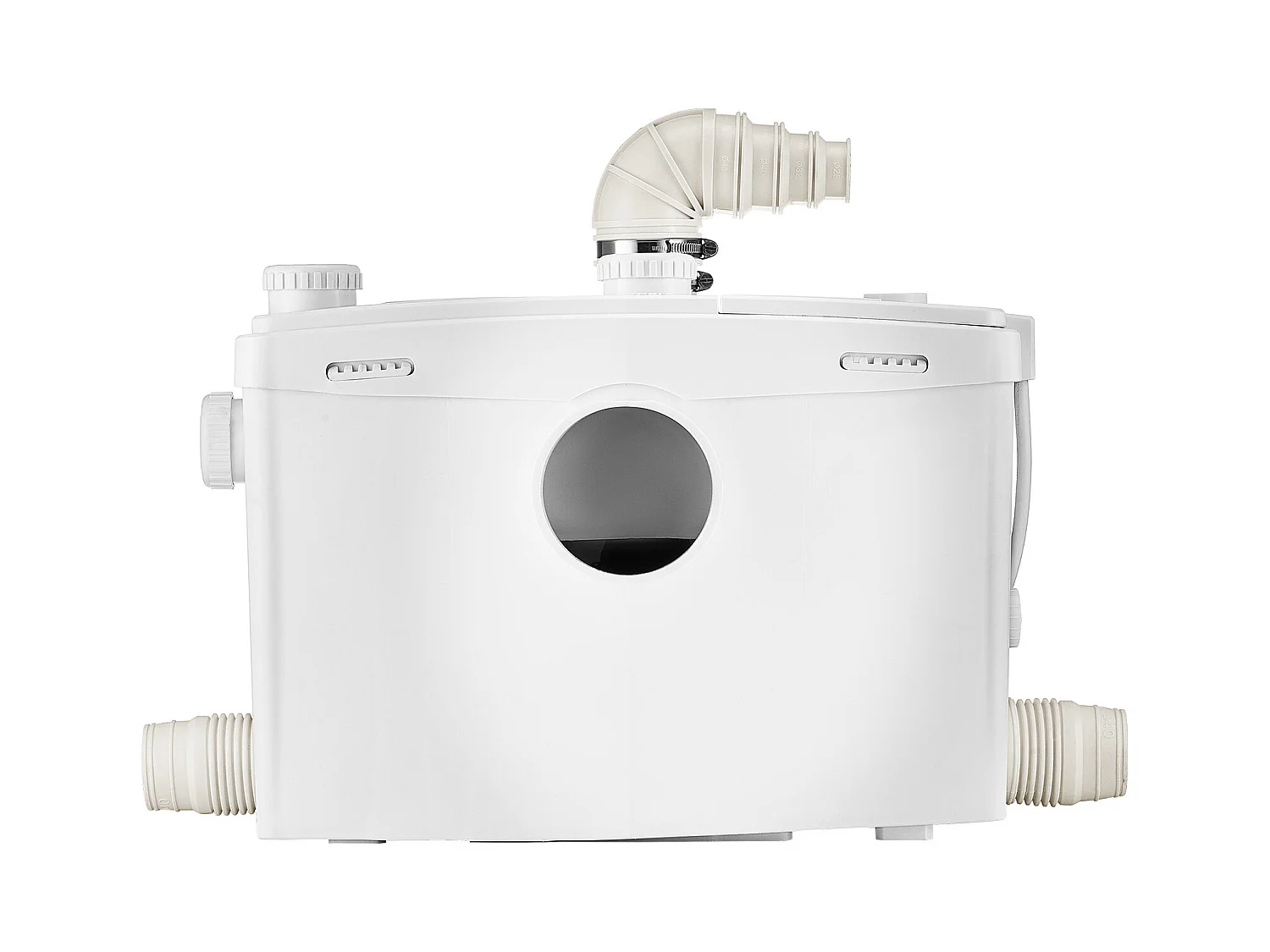 Pompe de Macération SucceBuy Pompe de Macération Toilettes 1200 W, Débit 180 L/min, Hauteur 10 m