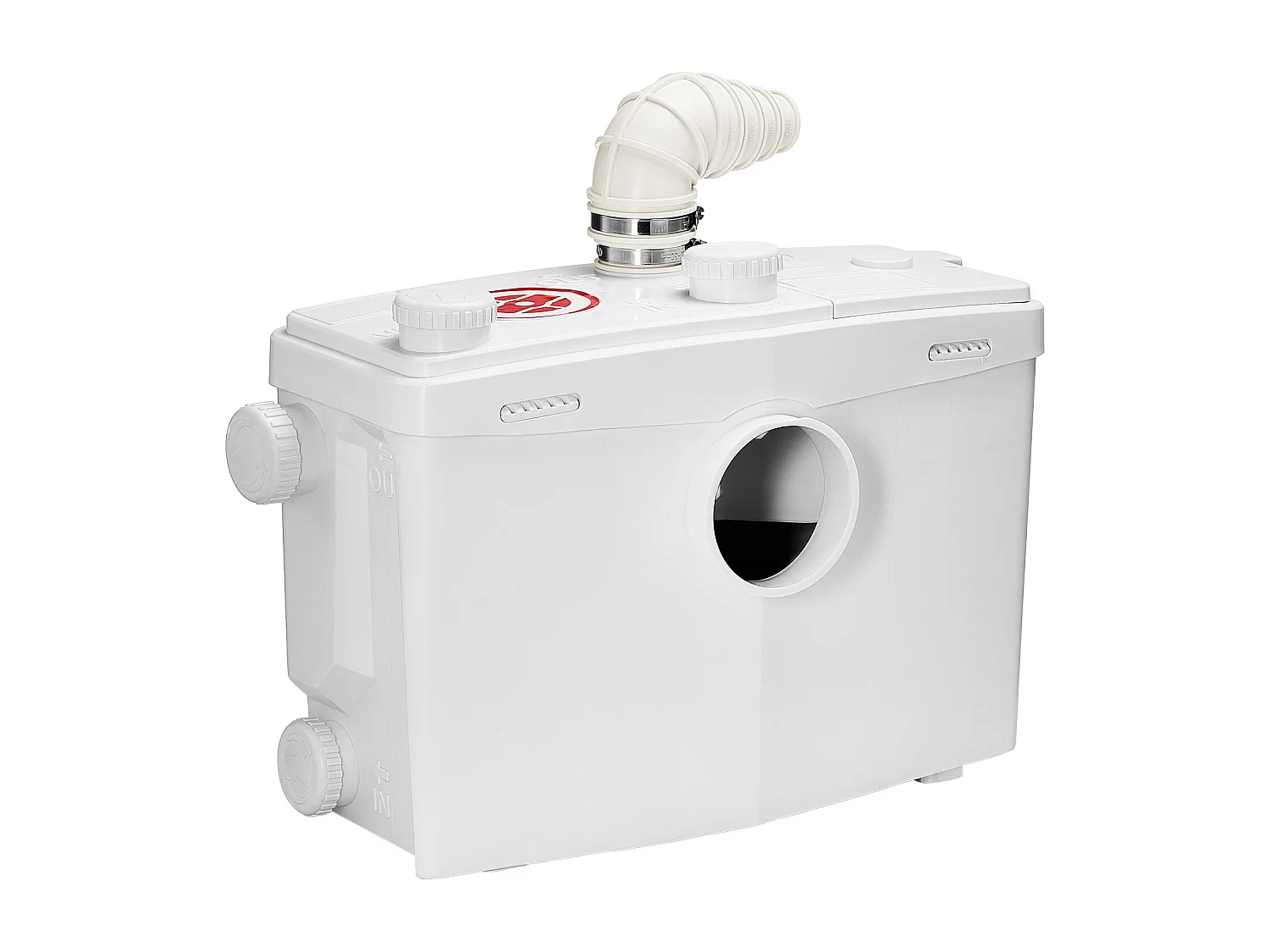 Pompe de Macération SucceBuy Pompe de Macération Toilettes 1200 W, Débit 180 L/min, Hauteur 10 m