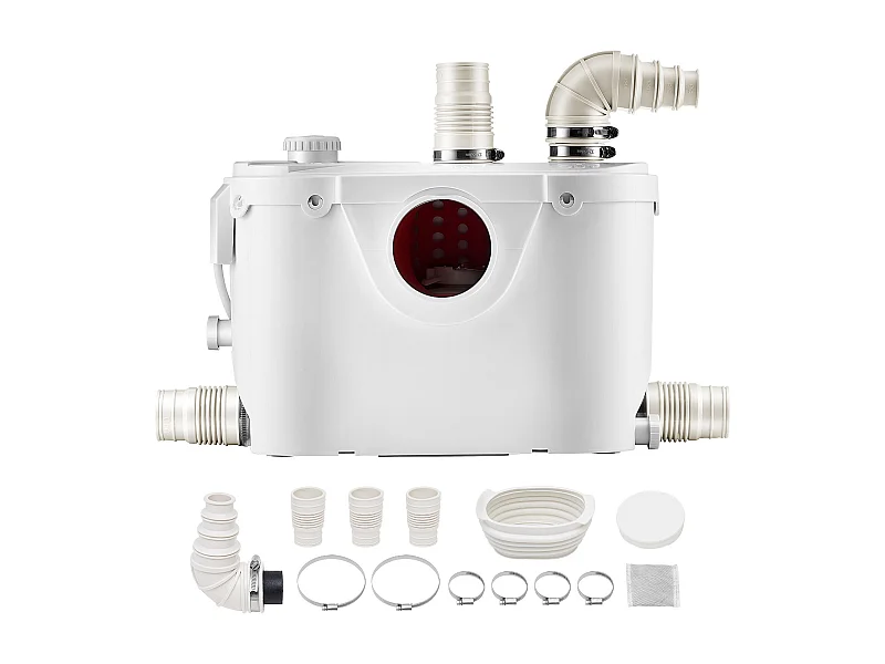 Pompa Maceracyjna SucceBuy Pompa Rozdrabniacza do WC 500 W, Przepływ 110 l/min, Wysokość 8 m