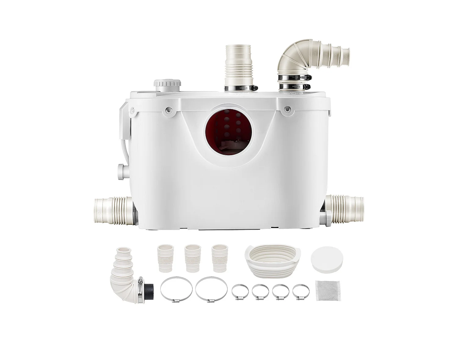 Pompe de Macération SucceBuy Pompe de Macération Toilettes 500 W, Débit 110 L/min, Hauteur 8 m