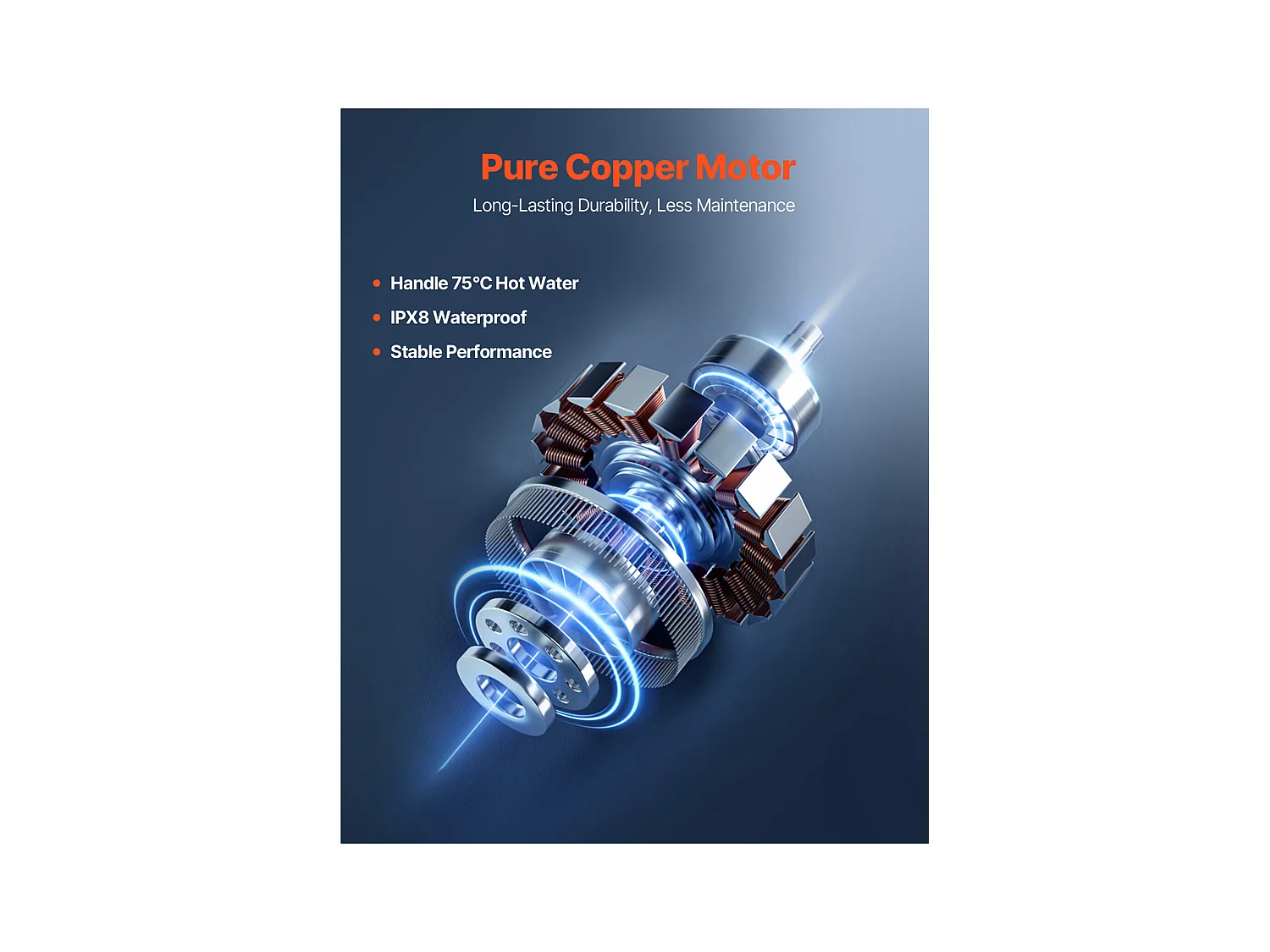 Pompe de Macération SucceBuy Pompe de Macération Toilettes 500 W, Débit 110 L/min, Hauteur 8 m