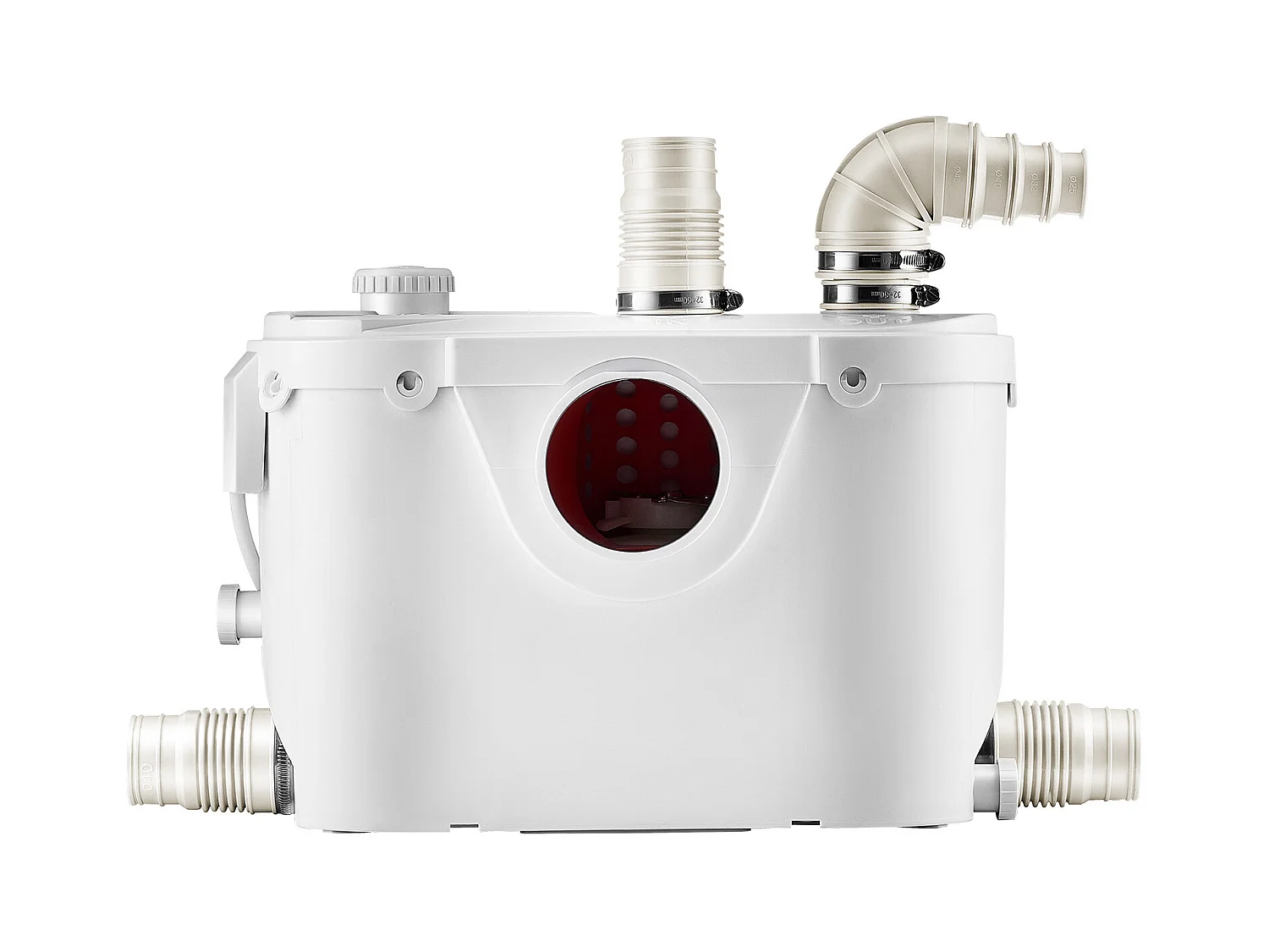 Pompe de Macération SucceBuy Pompe de Macération Toilettes 500 W, Débit 110 L/min, Hauteur 8 m